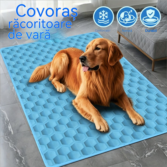 🧊🐶 Covoraș răcoritor pentru câini și pisici – ușurarea de care au nevoie animalele tale de companie vara aceasta 🐱✨