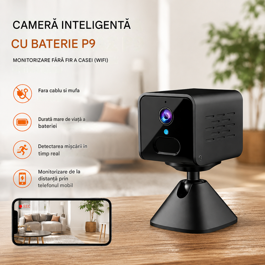 🔥Cel mai bine vândut produs din 2026 - Reducere de 50% 🔥 Cameră de securitate mini inteligentă HD cu vedere nocturnă