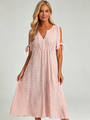 【🏆Cele mai bine vândute produse】👗 Rochie simplă și delicată, de culoare uni