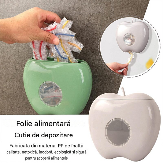 Cutie de depozitare cu folie de plastic(🎁Capac de film aderent gratuit 100pcs)