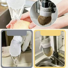 🚰 150 filtre + 30 benzi Velcro ✨ Filtru anti-stropire pentru baterie de bucătărie | Filtrează sedimentele, rugina și impuritățile în câteva secunde 💧