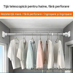 Telescopic fără tijă de perforare multifuncțională de uscare a hainelor tija telescopică