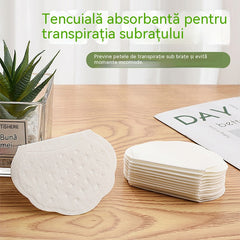 💦🥰【100 pcs】Plasturi antiperspiranti de unică folosință pentru axile, previn transpirația și mirosurile neplăcute.