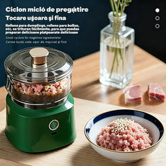 🔥 🥩⚡ Mașină de tocat carne electrică de mare capacitate: puternică, rapidă și ușor de utilizat | Ideală pentru bucătăriile de acasă și mesele preparate acasă🍔🌮