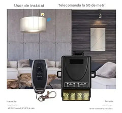 【Articole de uz casnic】【VÂNZARE FIERBINTE】Întrerupător de telecomandă fără fir cu releu de mare putere 30A
