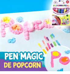 🎁【Cumpără 1, primești 1 gratuit】Stilou de imprimare 3D pentru copii: Pictură cu bule de popcorn (DIY)
