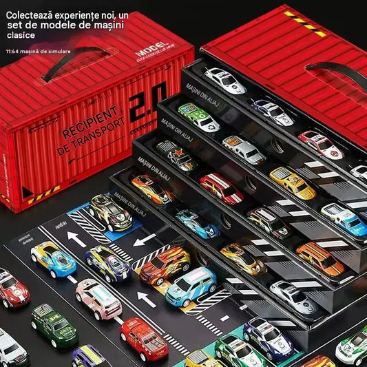 【50%OFF】🎁48 de mini-mașini detașabile cu garaj încorporat