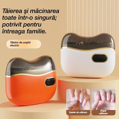 ✂️💅🔥 Pilă de unghii electrică multifuncțională, unghier electric cu protecție anti-ciupire