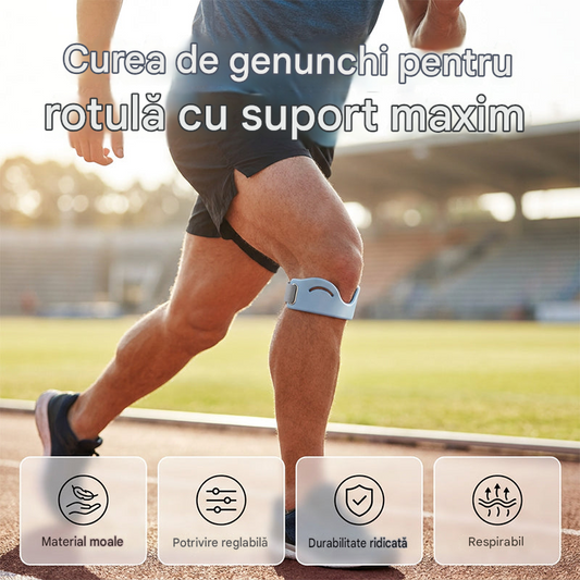 🩺Orteză sport pentru genunchi👉 Genunchiul are nevoie de timp. Această bandă îi oferă timp.