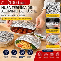 💥💥【100 bucăți】144 lei ⏰ Husă izolatoare din folie de aluminiu