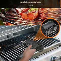📢📢Curățitor electric pentru grătar – Îndepărtează rapid grăsimea și murdăria!