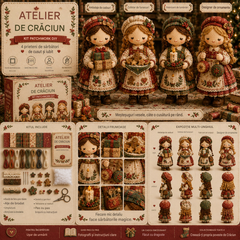 🎁 Ultima zi: bucură-te de 49% reducere! 🧵 Set de patchwork miniatural din seria "lume în miniatură"