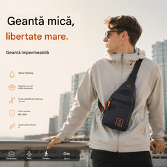 【Cumpărați 1 obțineți 1 gratuit】🎒 ✨ Geantă crossbody impermeabilă cu buzunare multiple - spațiu de depozitare organizat, curea reglabilă, mufă pentru căști