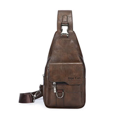 🎒Geantă de umăr din piele naturală, impermeabilă, în stil retro: un articol esențial pentru naveta zilnică.