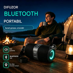 🥳 OFERTĂ DE NERATAT 2026 ❤️Boxă Bluetooth portabilă cu bas puternic