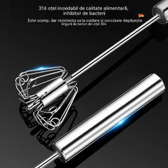 🎁Cumpără 1, primești 1 gratuit🎁Tel de ouă semiautomat din oțel inoxidabil