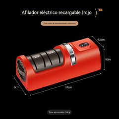 ⏳40% reducere! 🔪 Ascuțitor de cuțite electric multifuncțional fără fir, reîncărcabil ✨