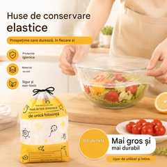 🔥【400 buc】Capac de unică folosință pentru prospețime, de calitate alimentară
