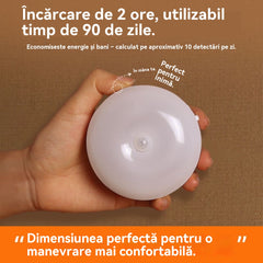 🏡💡【Cumpărați 2 obțineți 2 gratuit:4 buc】Lumină LED inteligentă cu inducție pentru corpul uman, convenabilă și practică de încărcat