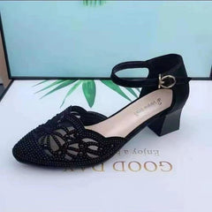 Reducere de 50%💞【35–40】Sandale elegante în stil franțuzesc cu toc mic, model nou ✨