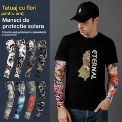 Un set de 10 piese – cele mai bine vândute tatuaje cu mâneci ale verii. Realiste și fără cusături.