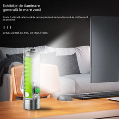 👍👍Lanternă compactă de mare intensitate cu lumină laterală multifuncțională, încărcare rapidă Type-C, portabilitate și durată de viață ultra-lungă a bateriei.