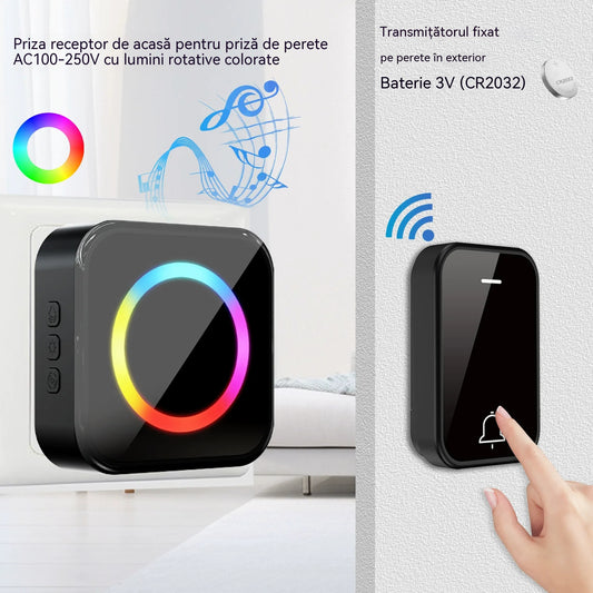 🔔🏠 Timbre Inalámbrico Inteligente 2 en 1 – Sin Cables, Impermeable y Fácil de Instalar