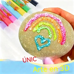 🎁【Cumpără 1, primești 1 gratuit】Stilou de imprimare 3D pentru copii: Pictură cu bule de popcorn (DIY)