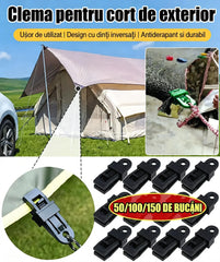 🏡🌿【50 buc】 Cleme de montare a plasei de umbrire, cleme de montare a cortului