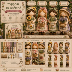 🎁 Ultima zi: bucură-te de 49% reducere! 🧵 Set de patchwork miniatural din seria "lume în miniatură"