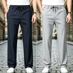 👖【Cumpărați 1 obțineți 1 gratuit】Pantaloni Casual cu Croială Dreaptă – Material Elastic, Fin și Respirabil pentru Confort Maxim