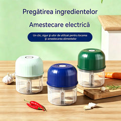 👍【Cumpărați 1 obțineți 1 gratuit】👍Mini robot de bucătărie electric, wireless, de înaltă eficiență