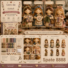 🎁 Ultima zi: bucură-te de 49% reducere! 🧵 Set de patchwork miniatural din seria "lume în miniatură"