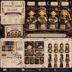 🎁 Ultima zi: bucură-te de 49% reducere! 🧵 Set de patchwork miniatural din seria "lume în miniatură"