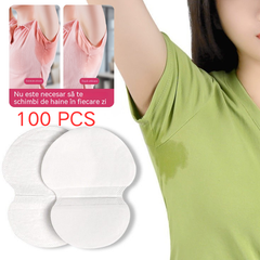 💦🥰【100 pcs】Plasturi antiperspiranti de unică folosință pentru axile, previn transpirația și mirosurile neplăcute.