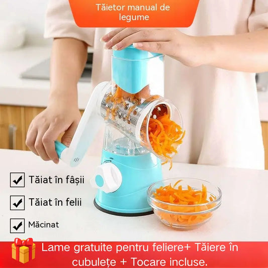💥【49% Reducere】💥 Mașină multifuncțională de uz casnic pentru răzuit, feliere și tăiat legume