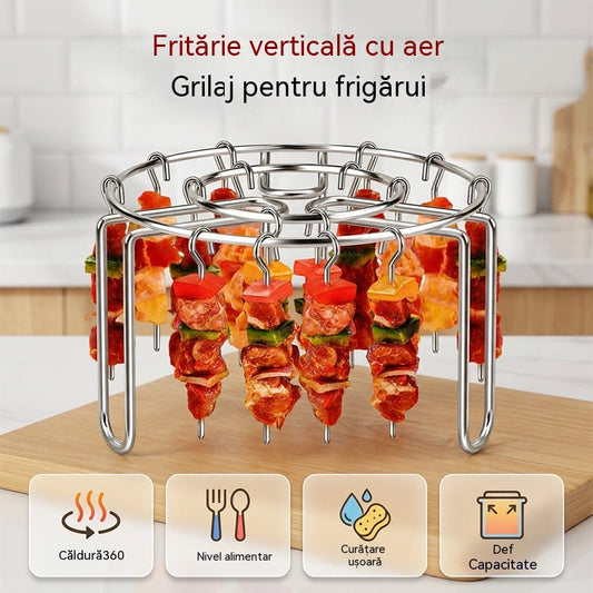 ✨Grătar din oțel inoxidabil pentru kebaburi🍢