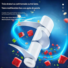 🔥 🥩⚡ Mașină de tocat carne electrică de mare capacitate: puternică, rapidă și ușor de utilizat | Ideală pentru bucătăriile de acasă și mesele preparate acasă🍔🌮