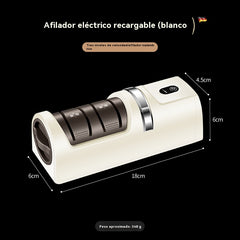 ⏳40% reducere! 🔪 Ascuțitor de cuțite electric multifuncțional fără fir, reîncărcabil ✨