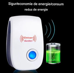 🔥【Cumpărați 2 obțineți 1 gratuit：3buc】Repelent fizic silențios cu ultrasunete pentru șobolani și insecte respingător de rozătoare