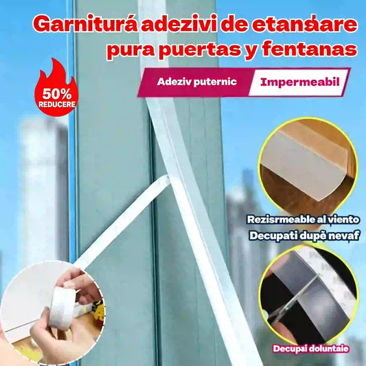 🚪 【Cumpărați 1 obțineți 1 gratuit】Bandă de etanșare pentru partea inferioară a ușii din PVC – rezistentă la praf și curenți de aer