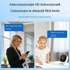 Cameră de înaltă definiție cu interfon bidirecțional cu vedere nocturnă în infraroșu, monitorizare inteligentă a casei WiFi wireless de la distanță