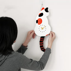 🐈️🐈️ Ceas de perete creativ swinging⏰️