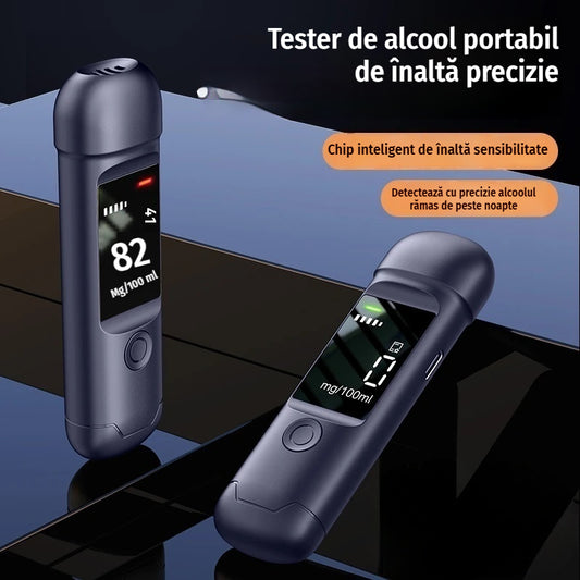 🍷 Alcool tester portabil de precizie – auto-test înainte de a conduce ✨