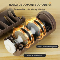 ⏳40% reducere! 🔪 Ascuțitor de cuțite electric multifuncțional fără fir, reîncărcabil ✨