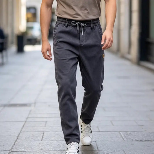 👖【mărimi mari M-6XL】pantaloni casual la modă, cu croială dreaptă și elasticitate ridicată