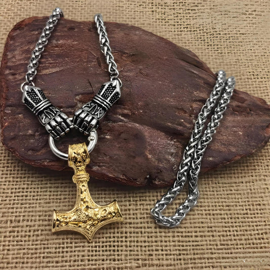 ⚡50% reducere 🔥 Colierul Ciocanul Viking al lui Thor