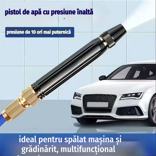 🚿 🔥ultima zi de promoție!🔥💧 pistol de apă cu presiune înaltă：presiune de 10 ori mai puternică, ideal pentru spălat mașina și grădinărit, multifuncțional ⚡
