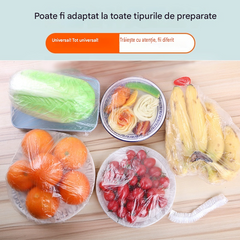 🔥【400 buc】Capac de unică folosință pentru prospețime, de calitate alimentară