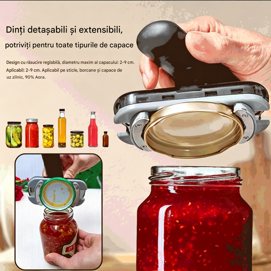 🔥【Cumpărați 1 obțineți 1 gratuit】Deschizător de conserve portabil - Potrivit pentru capace de sticle de toate dimensiunile